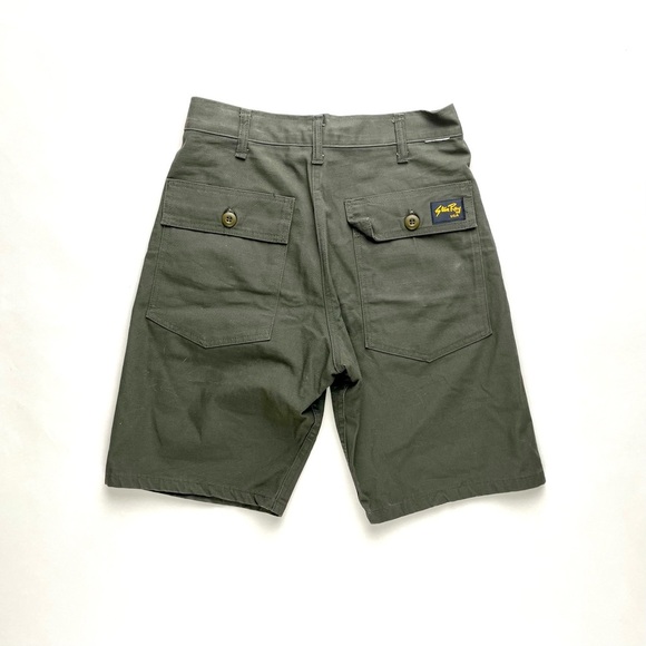 Olive Green Men's Shorts Stan Ray - Picture 3 of 5